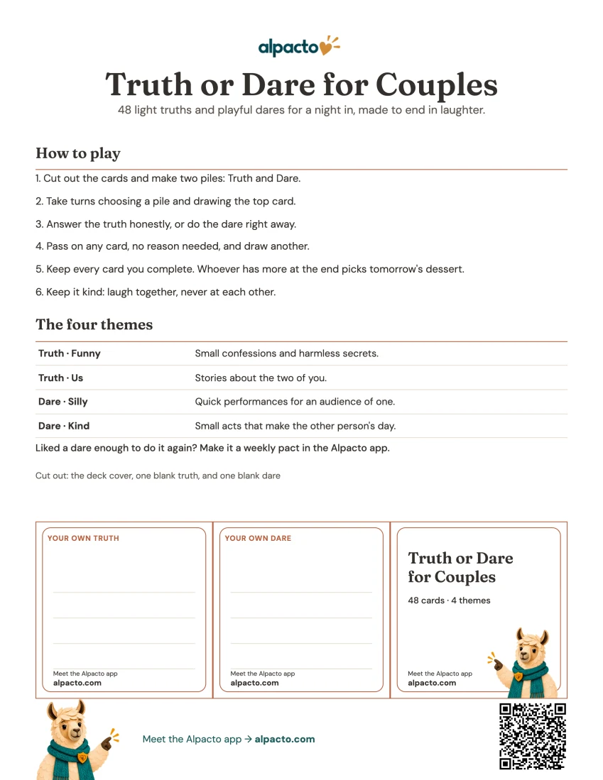 Minimal design, the rules page in black and white